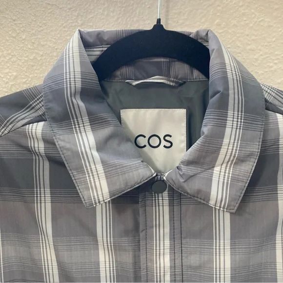 COS Gray Plaid LightMen's Jacket size M